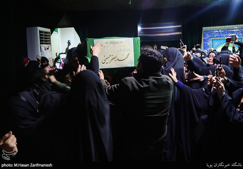 وداع با پیکر رزمنده مدافع حرم (محمدجعفر حسینی)