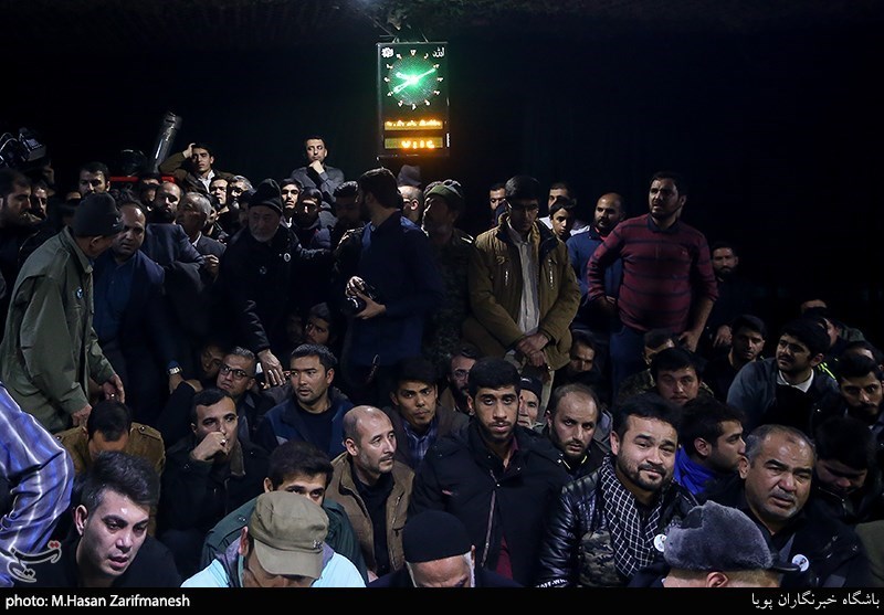 وداع با پیکر رزمنده مدافع حرم (محمدجعفر حسینی)