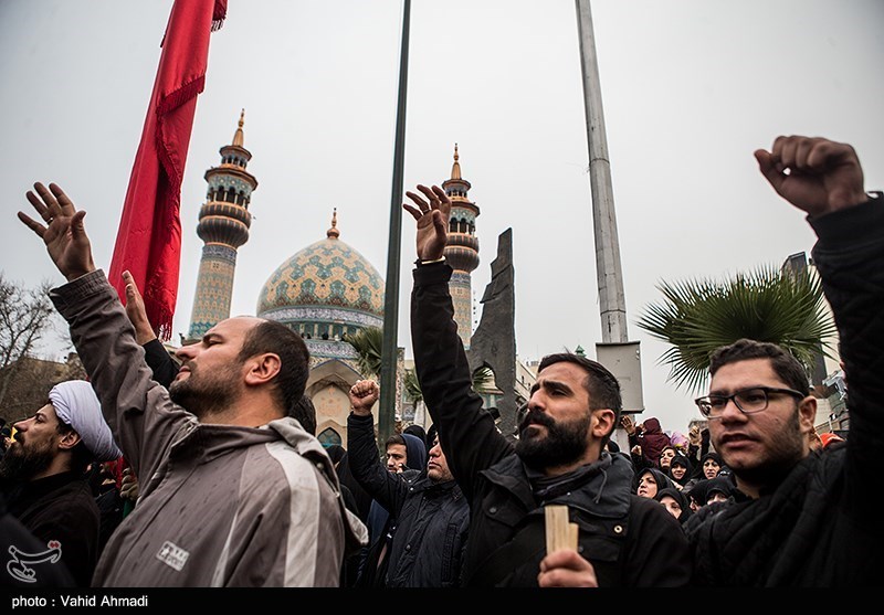 اجتماع هیأت‌های تهران در میدان فلسطین