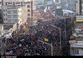 تشییع پیکر پاک شهدای مقاومت در تهران
