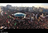 تشییع پیکر پاک شهدای مقاومت در تهران