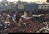 تشییع پیکر پاک شهدای مقاومت در تهران