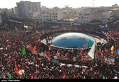 تشییع پیکر پاک شهدای مقاومت در تهران