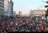تشییع پیکر پاک شهدای مقاومت در تهران