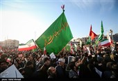تشییع پیکر پاک شهدای مقاومت در تهران