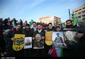 تشییع پیکر پاک شهدای مقاومت در تهران