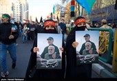 تشییع پیکر پاک شهدای مقاومت در تهران