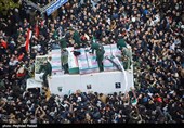 تشییع پیکر پاک شهدای مقاومت در تهران