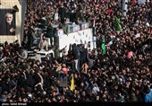 تشییع پیکر پاک شهدای مقاومت در تهران