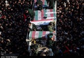 تشییع پیکر پاک شهدای مقاومت در تهران