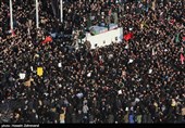 تشییع پیکر سپهبد قاسم سلیمانی و شهدای مقاومت در تهران - 1