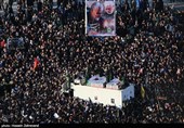 تشییع پیکر سپهبد قاسم سلیمانی و شهدای مقاومت در تهران - 1