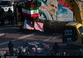 تشییع پیکر سپهبد قاسم سلیمانی و شهدای مقاومت در تهران - 1