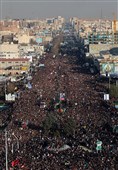 تشییع پیکر سپهبد قاسم سلیمانی و شهدای مقاومت در تهران - 1