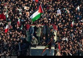 تشییع پیکر سپهبد قاسم سلیمانی و شهدای مقاومت در تهران - 1