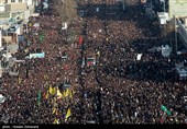 تشییع پیکر سپهبد قاسم سلیمانی و شهدای مقاومت در تهران - 1