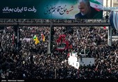 تشییع پیکر سپهبد قاسم سلیمانی و شهدای مقاومت در تهران - 1