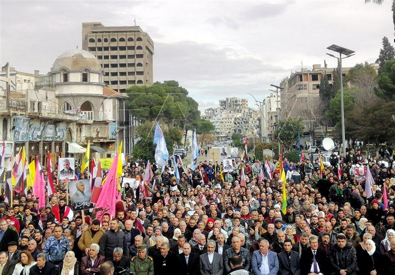 Hundreds Commemorate Iranian Top Gen. Soleimani in Syria’s Homs