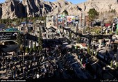 حال و هوای محل تدفین سپهبد شهید قاسم سلیمانی