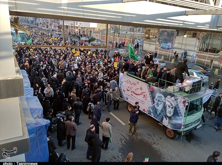 سردار قاسم سلیمانی , راهپیمایی , 