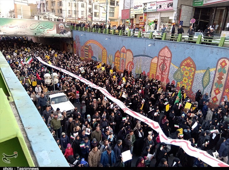 سردار قاسم سلیمانی , راهپیمایی , 