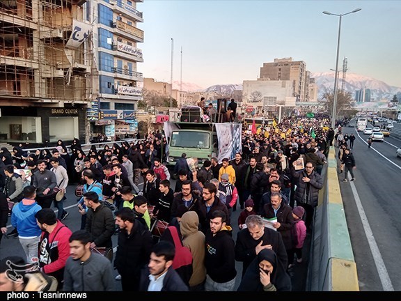 سردار قاسم سلیمانی , راهپیمایی , 