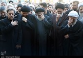 مراسم تشییع پیکر مرحوم آیت‌الله رسولی محلاتی - قم