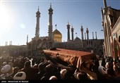 تشییع پیکر مرحوم آیت‌الله رسولی محلاتی - قم