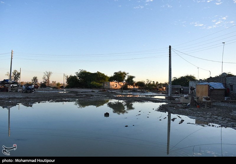 خسارات سیل در مناطق سیل زده سیستان و بلوچستان