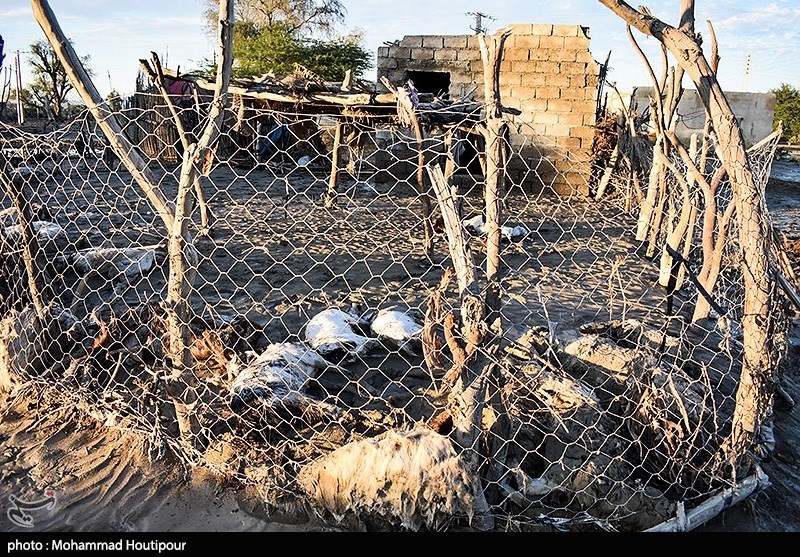 خسارات سیل در مناطق سیل زده سیستان و بلوچستان