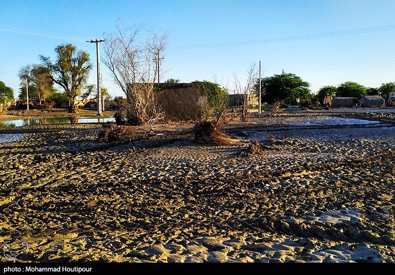خسارات سیل در مناطق سیل زده سیستان و بلوچستان