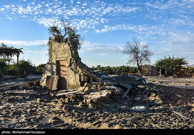 خسارات سیل در مناطق سیل زده سیستان و بلوچستان