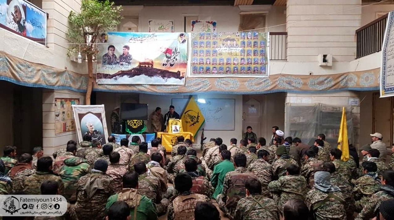 لشکر فاطمیون , مدافعان حرم , جبهه مقاومت اسلامی , شهید سپهبد قاسم سلیمانی ,