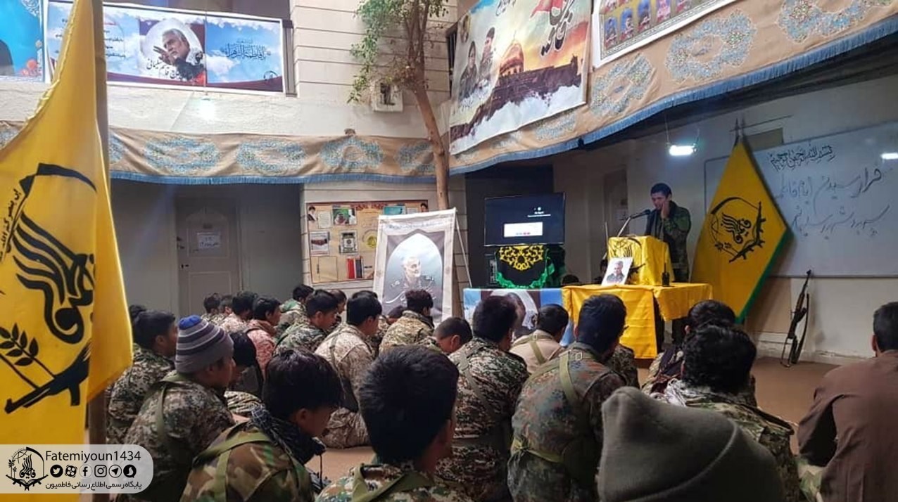 لشکر فاطمیون , مدافعان حرم , جبهه مقاومت اسلامی , شهید سپهبد قاسم سلیمانی ,