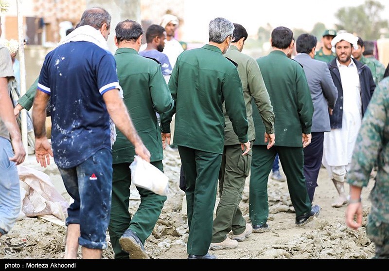 خدمت رسانی سپاه به سیل زدگان در سیستان و بلوچستان