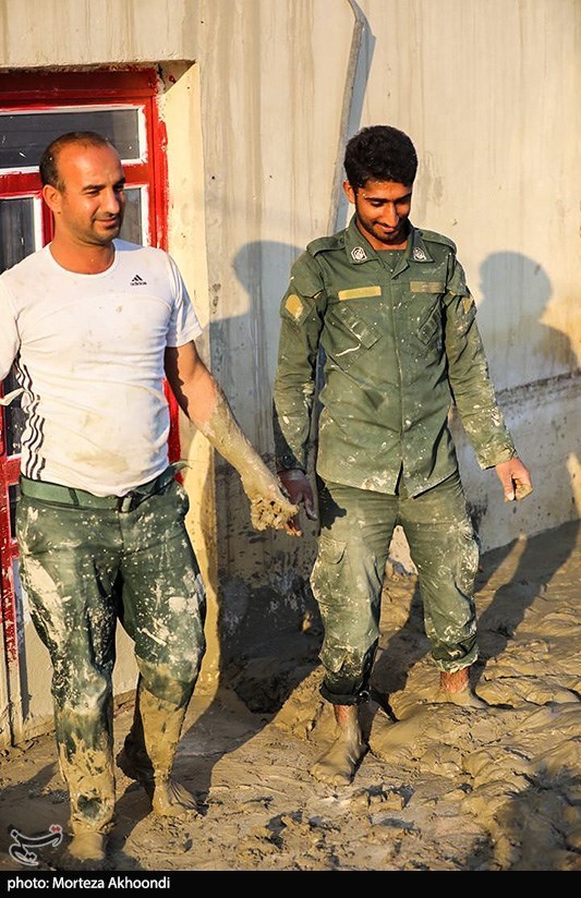 خدمت رسانی سپاه به سیل زدگان در سیستان و بلوچستان