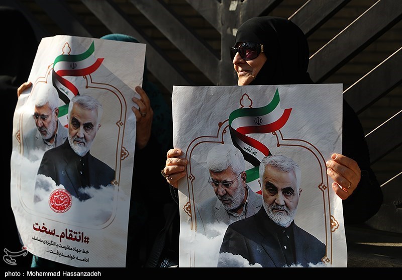 تجمع جانبازان و ایثارگران مقابل سفارت سوییس