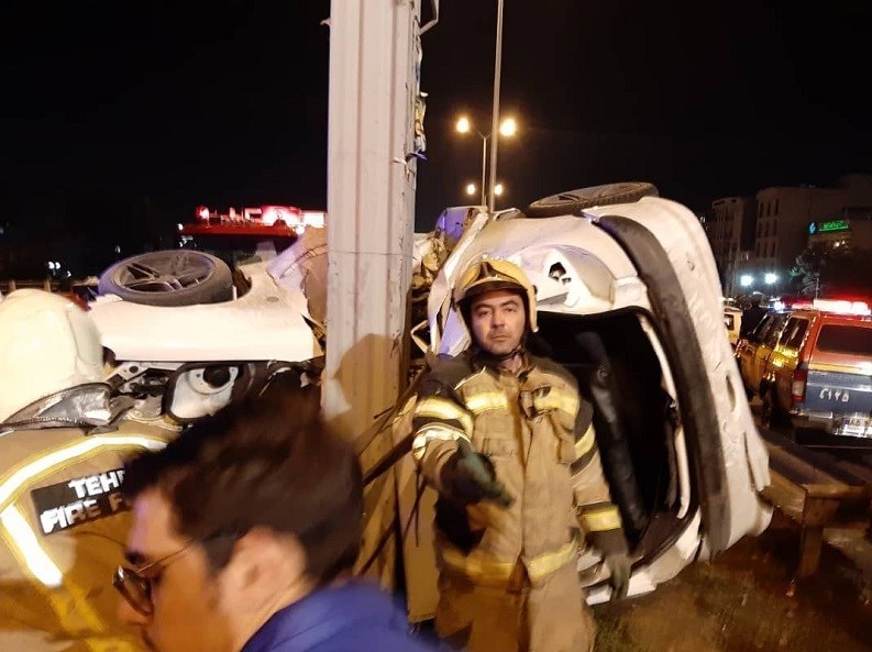 حوادث , آتشنشانی , سازمان آتشنشانی تهران , اورژانس , حوادث جادهای ,