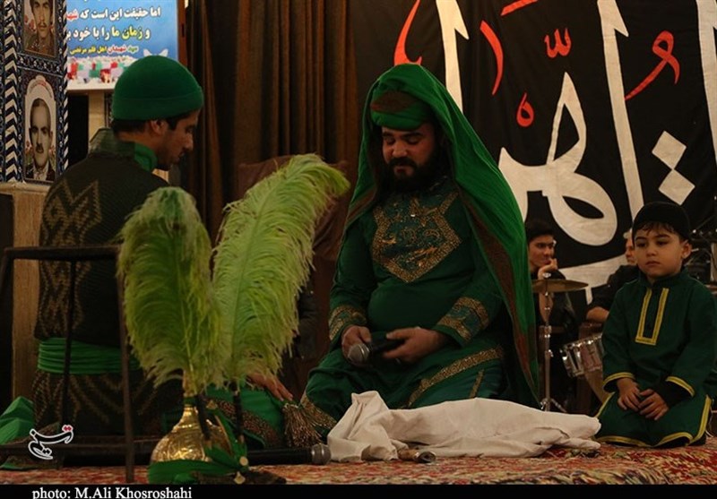 سردار قاسم سلیمانی , شهید سپهبد قاسم سلیمانی , استان کرمان , تعزیه , فاطمیه|ایام فاطمیه , عزاداری ,