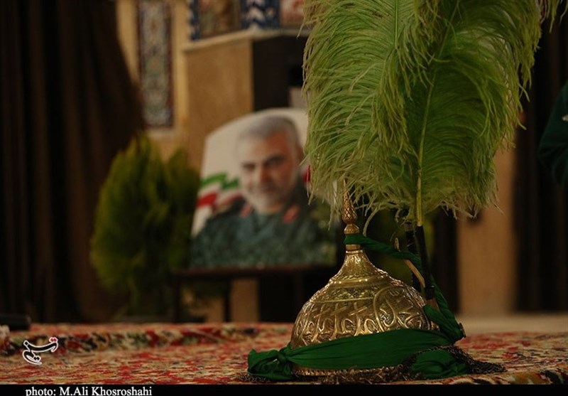 سردار قاسم سلیمانی , شهید سپهبد قاسم سلیمانی , استان کرمان , تعزیه , فاطمیه|ایام فاطمیه , عزاداری ,