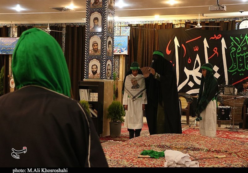 سردار قاسم سلیمانی , شهید سپهبد قاسم سلیمانی , استان کرمان , تعزیه , فاطمیه|ایام فاطمیه , عزاداری ,