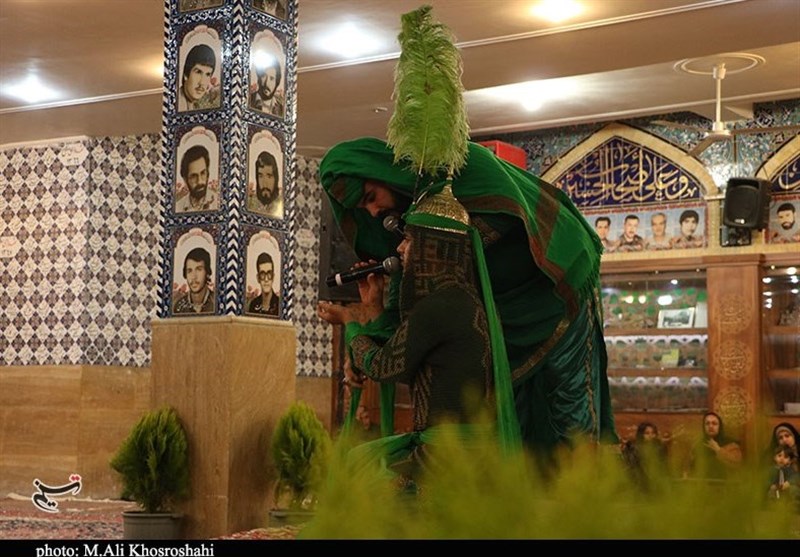 سردار قاسم سلیمانی , شهید سپهبد قاسم سلیمانی , استان کرمان , تعزیه , فاطمیه|ایام فاطمیه , عزاداری ,