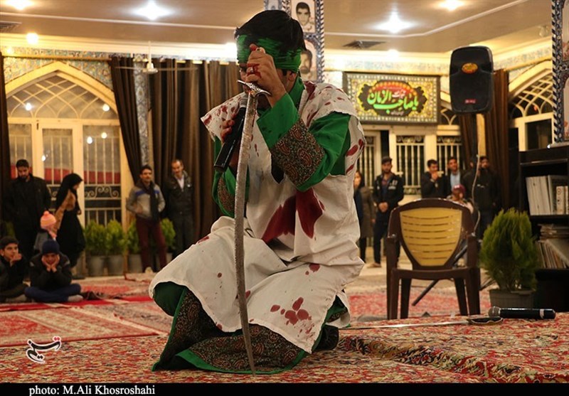 سردار قاسم سلیمانی , شهید سپهبد قاسم سلیمانی , استان کرمان , تعزیه , فاطمیه|ایام فاطمیه , عزاداری ,