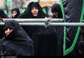 مراسم عزاداری شهادت حضرت زهرا(س) در میدان هفت تیر تهران