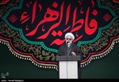 سخنرانی حجت‌الاسلام علی ثمری در مراسم عزاداری شهادت حضرت زهرا(س) - میدان هفت تیر تهران