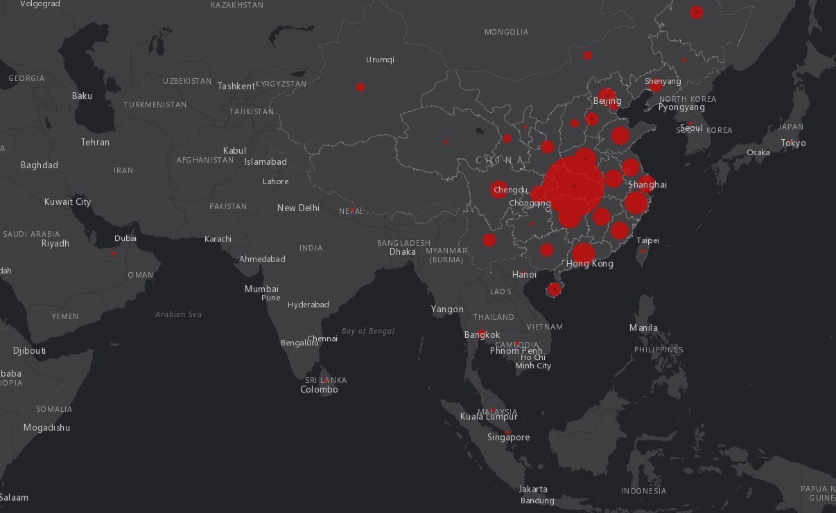 ویروس کرونا , کشور آمریکا , کشور امارات متحده عربی , کشور ژاپن , کشور چین , کشور استرالیا ,