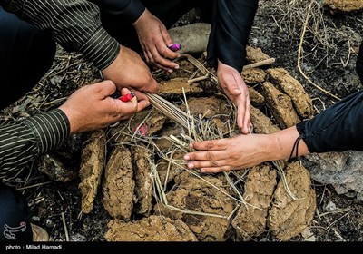 صرف غذای محلی در کنار هورالعظیم - خوزستان
