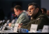 علیرضا ثانی فر بازیگر در نشست خبری فیلم  قصیده گاو سفید