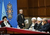 علی باقری معاون امور بین الملل و حقوق بشر قوه قضاییه در جلسه شورای عالی قوه قضائیه