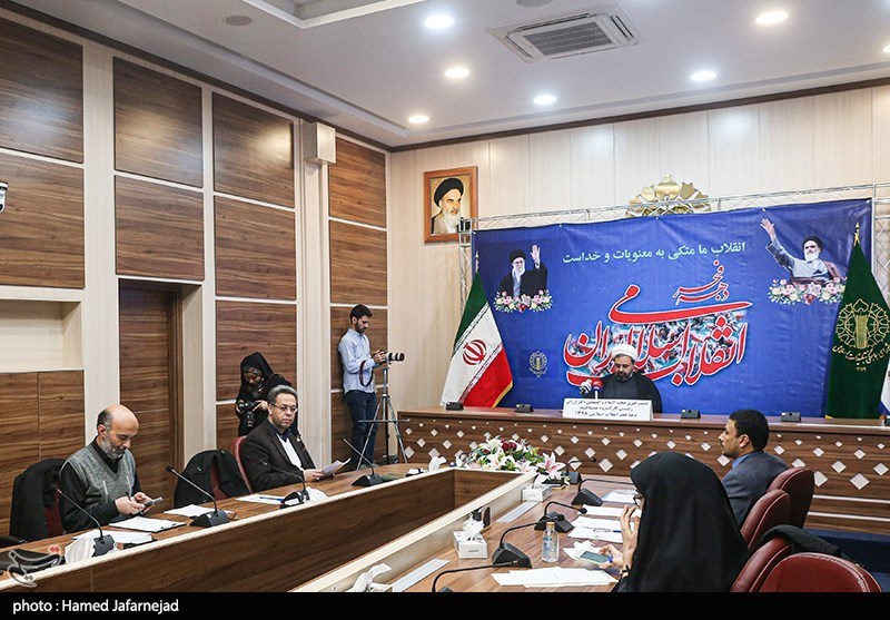 نشست خبری حجت الاسلام حبیب رضا ارزانی رییس کارگروه مساجد در خصوص تبیین برنامه های ایام دهه فجر انقلاب اسلامی در شورای هماهنگی تبلیغات اسلامی